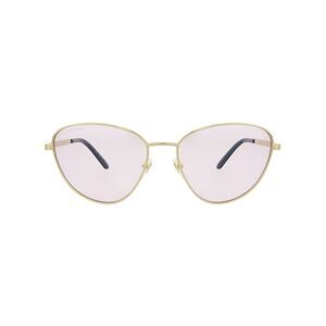 Gucci Cat Eye-Frame Metal Sunglasses Gold Womens